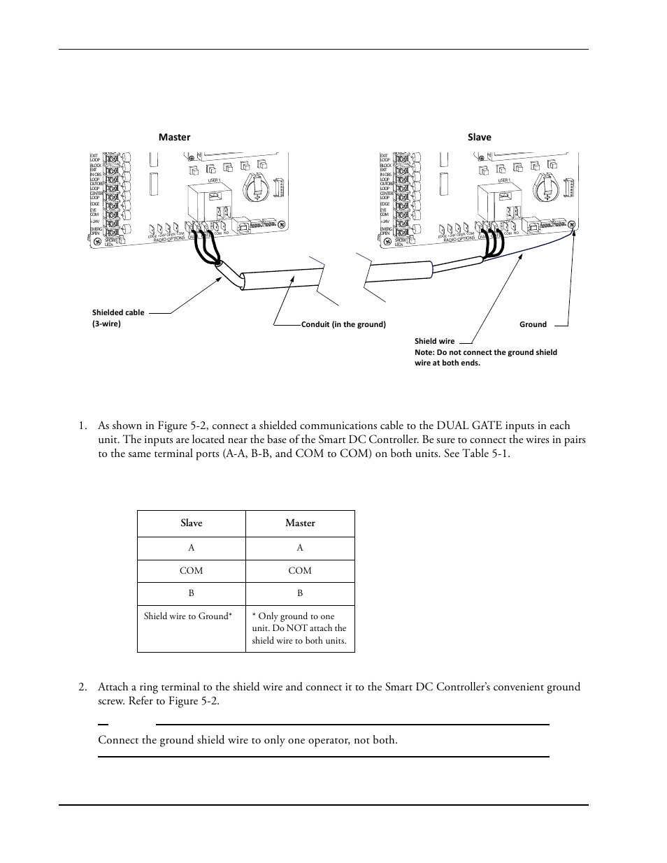 Aster, Lave, Iring | Onnections | Controlled Products Systems Group SLIDESMART DC 10F User Manual | Page 96 / 148