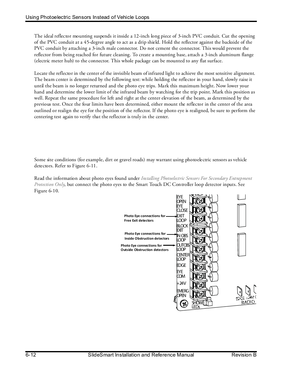 Sing, Hotoelectric, Ensors | Nstead of, Ehicle, Oops | Controlled Products Systems Group SLIDESMART DCS 10F User Manual | Page 110 / 142