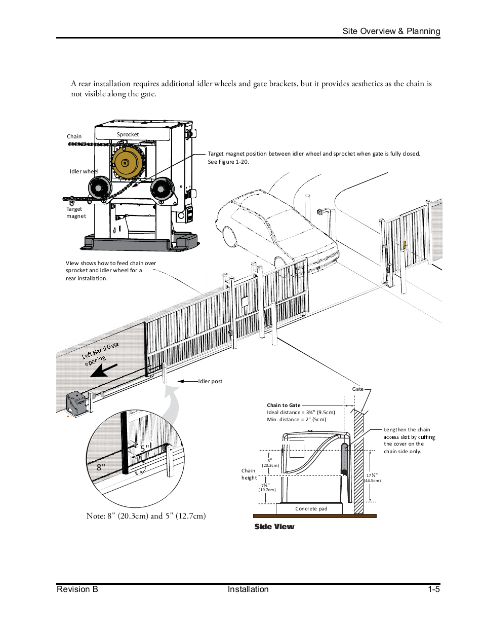 Rear installation | Controlled Products Systems Group SLIDESMART DCS 10F User Manual | Page 27 / 142