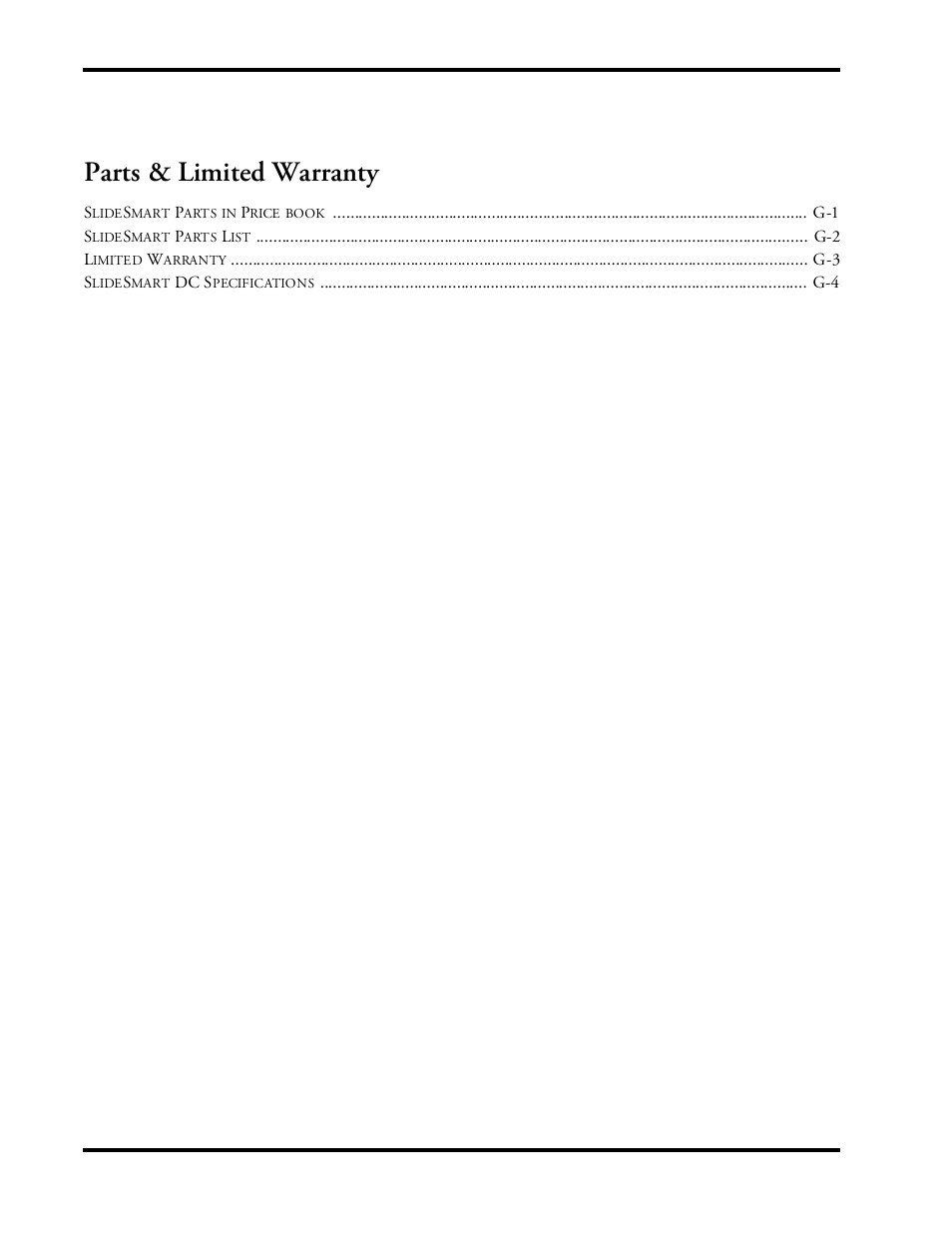 Appendix a: installation configurations | Controlled Products Systems Group SLIDESMART DCS 10F User Manual | Page 8 / 142