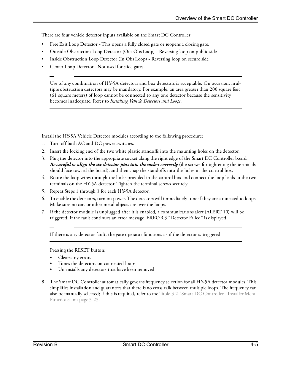 Hy-5a v | Controlled Products Systems Group SLIDESMART DCS 10F User Manual | Page 87 / 142