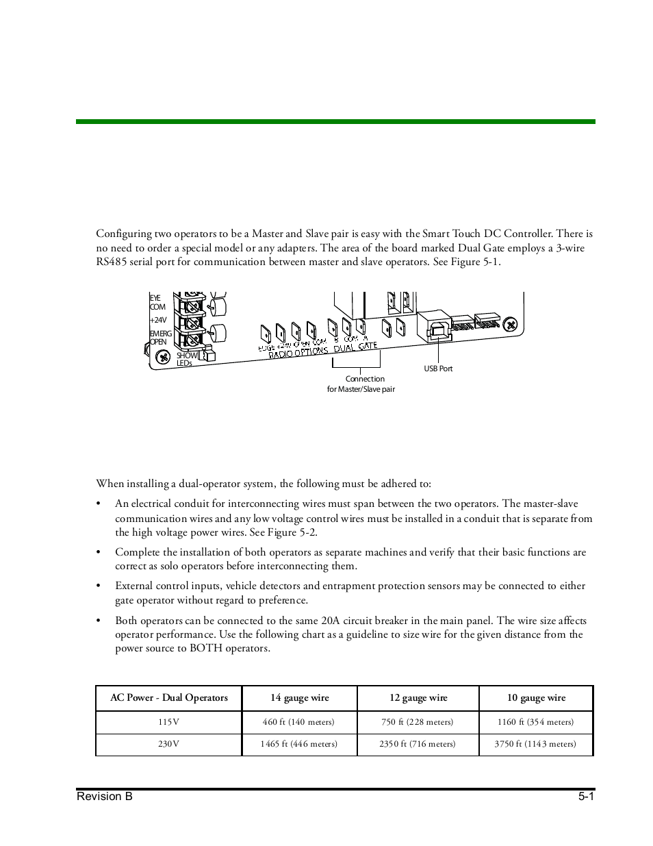 Bi-parting gate systems, Chapter 5 c | Controlled Products Systems Group SLIDESMART DCS 10F User Manual | Page 95 / 142