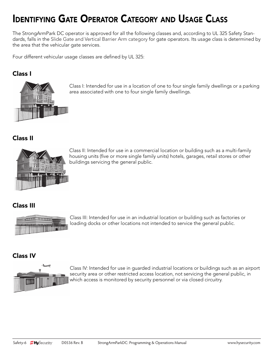 Dentifying, Perator, Ategory | Sage, Lass | Controlled Products Systems Group STRONGARMPARK DC 10 User Manual | Page 16 / 78