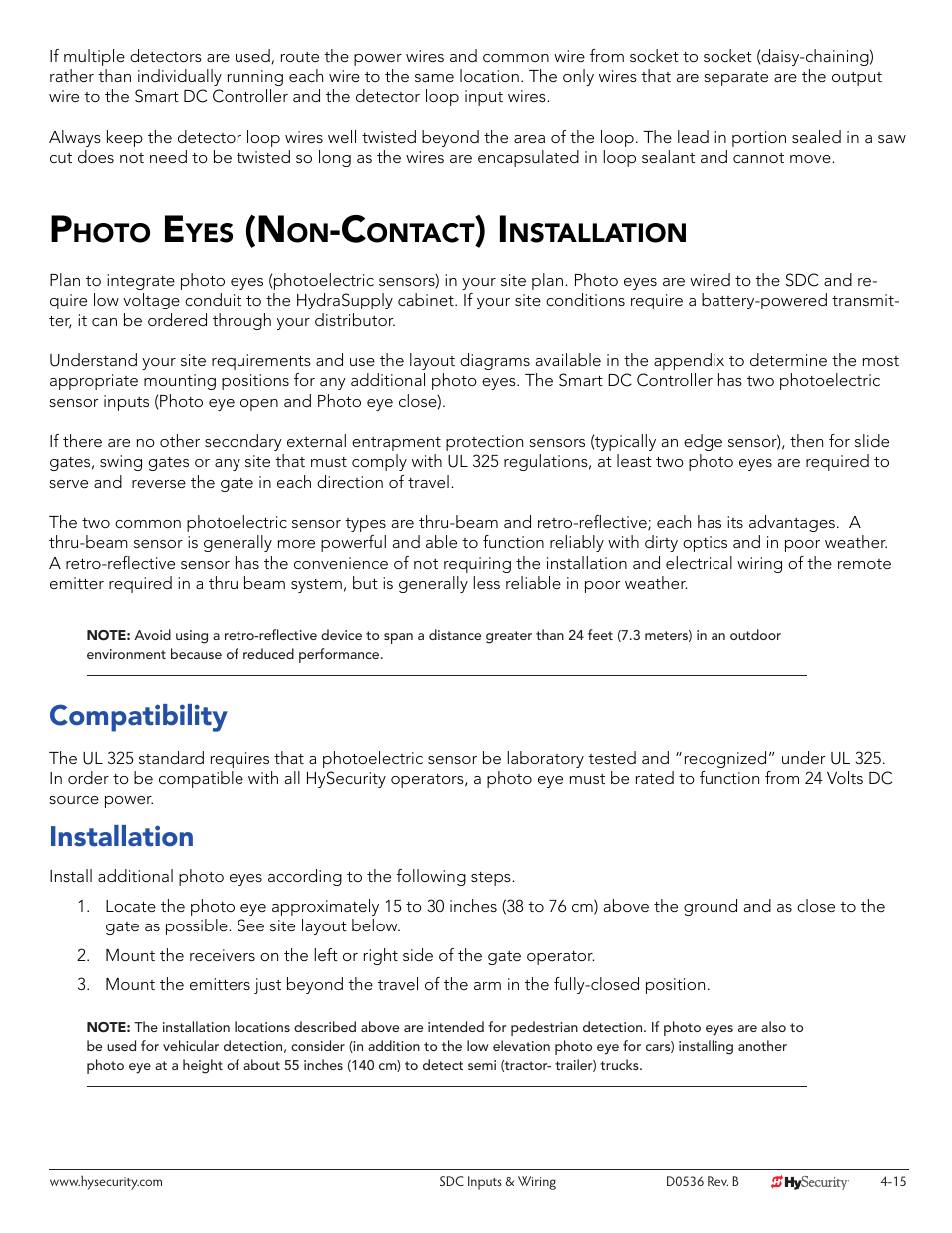 Compatibility, Installation, Hoto | Ontact, Nstallation | Controlled Products Systems Group STRONGARMPARK DC 10 User Manual | Page 55 / 78