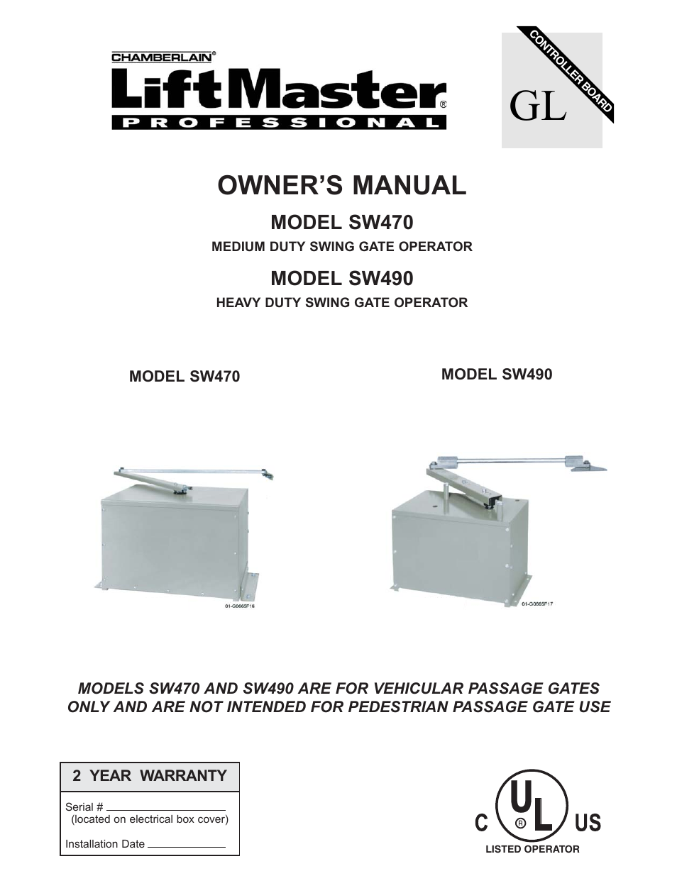 Controlled Products Systems Group SW4705011G3 User Manual | 36 pages