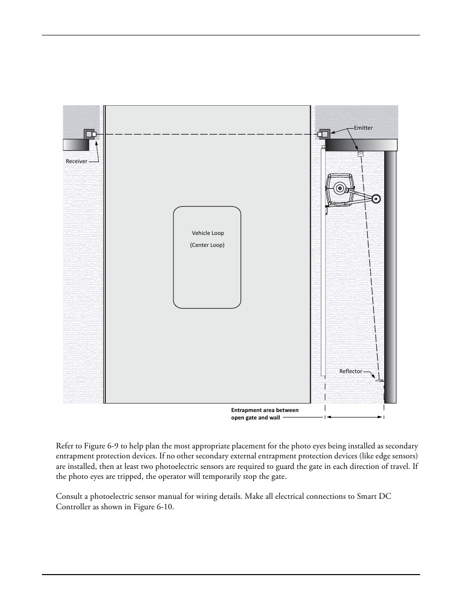 Nstalling, Hotoelectric, Ensors | Econdary, Ntrapment, Rotection | Controlled Products Systems Group SWINGSMART DC 20 User Manual | Page 108 / 136