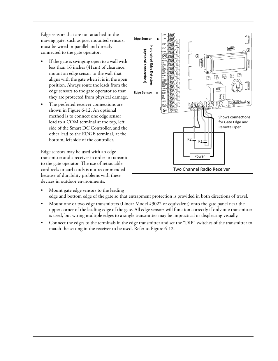 Figure 6-12, Two channel radio receiver | Controlled Products Systems Group SWINGSMART DC 20 User Manual | Page 113 / 136