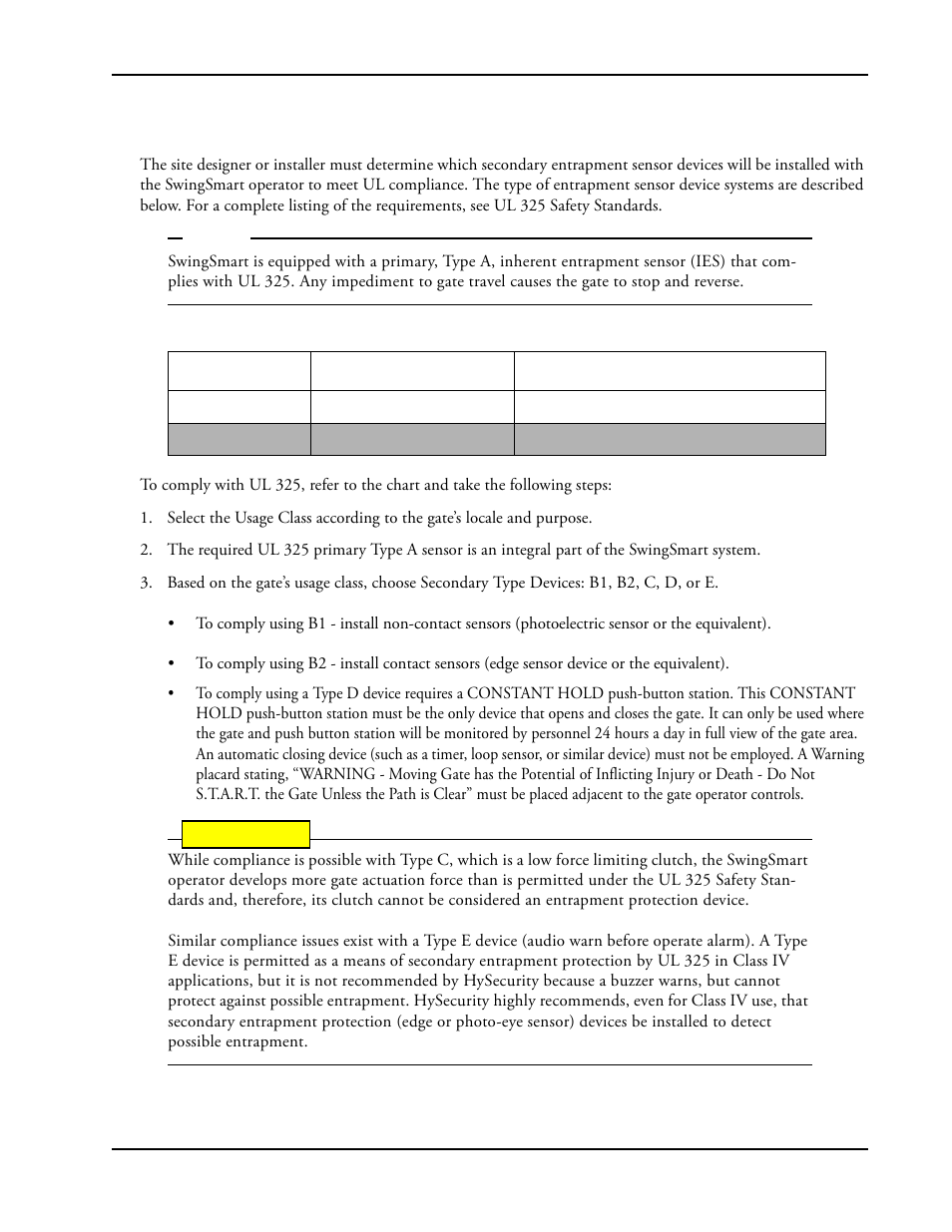 Choosing secondary entrapment protection | Controlled Products Systems Group SWINGSMART DC 20 User Manual | Page 19 / 136