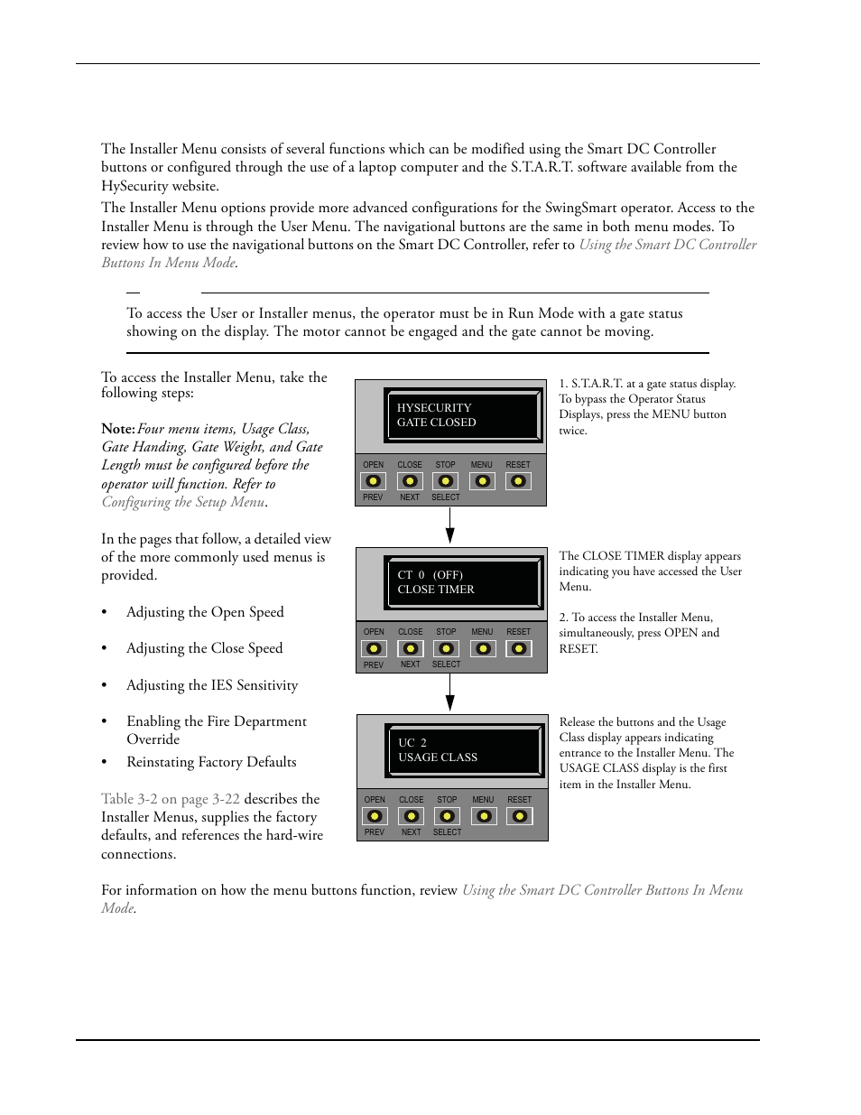 Nstaller | Controlled Products Systems Group SWINGSMART DC 20 User Manual | Page 68 / 136