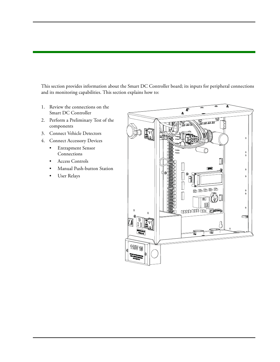 Chapter 4: smart dc controller, Smart dc controller, Chapter 4 | Controlled Products Systems Group SWINGSMART DC 20 User Manual | Page 83 / 136