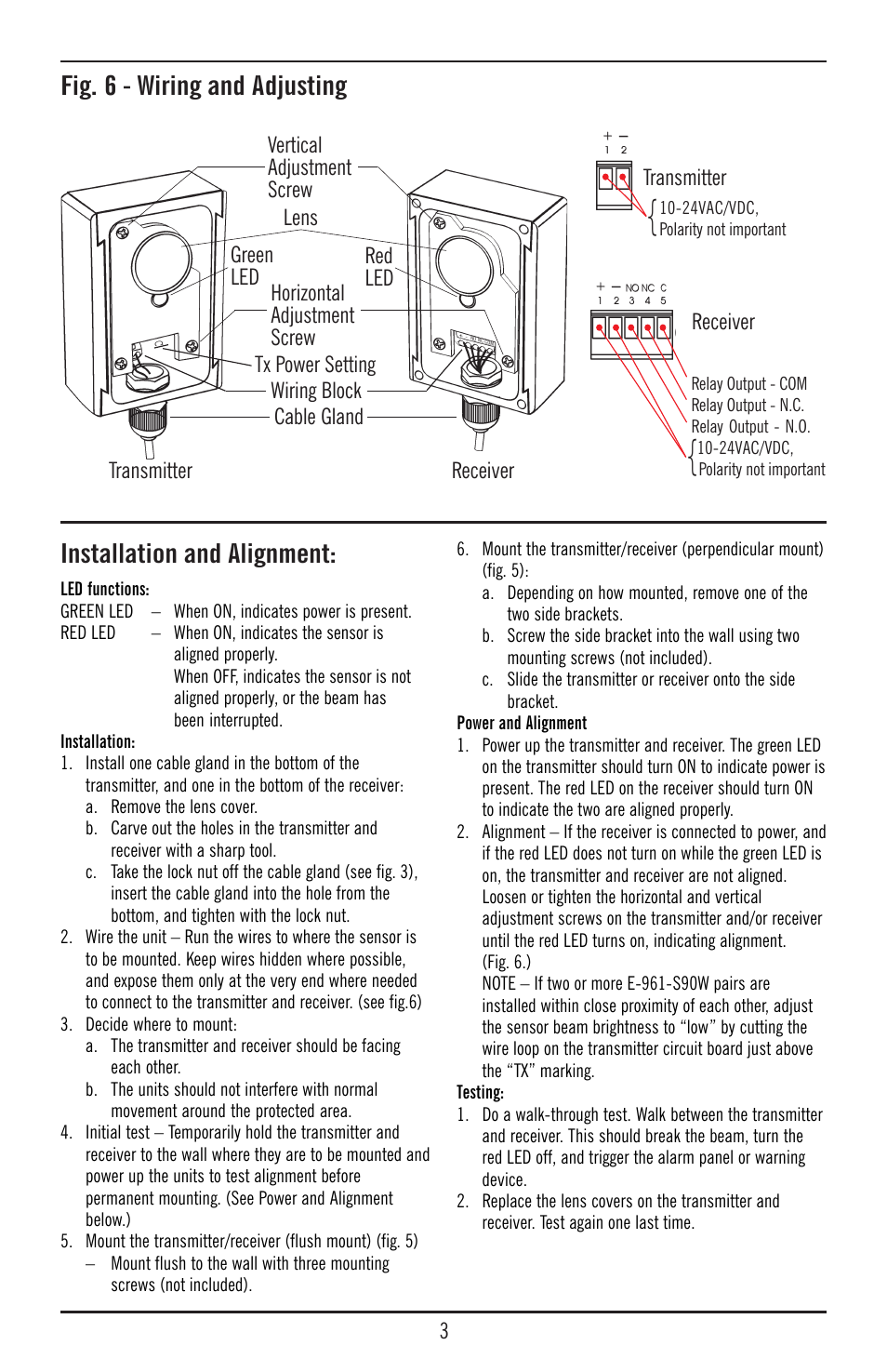 Controlled Products Systems Group E-961-S90WQ User Manual | Page 3 / 4