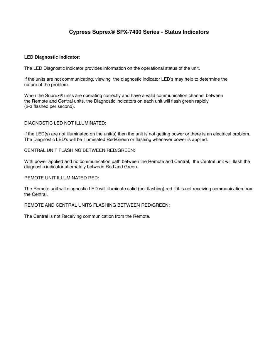 Controlled Products Systems Group SPX-7410 User Manual | Page 9 / 18