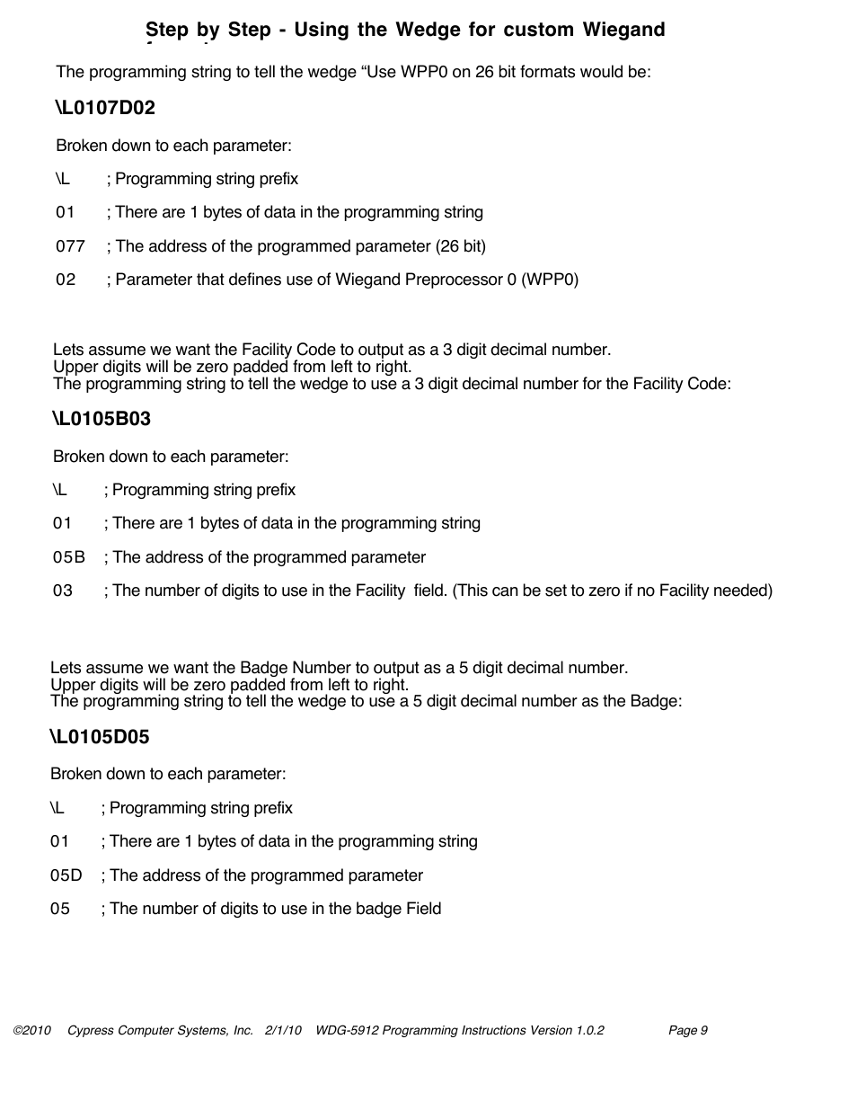 Controlled Products Systems Group WDG-5912 User Manual | Page 15 / 37