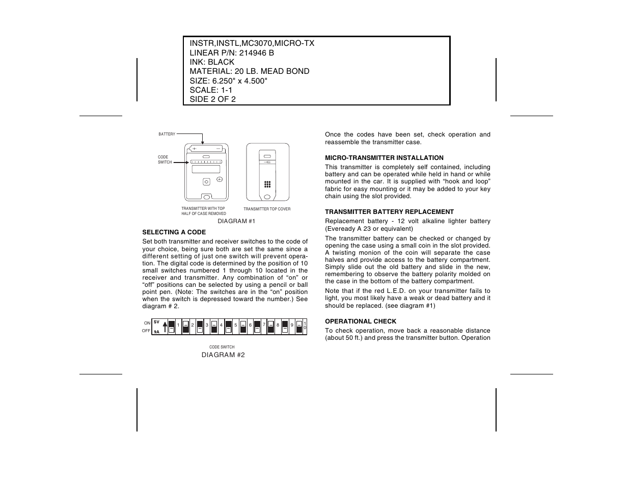 Controlled Products Systems Group 307010 User Manual | Page 2 / 2
