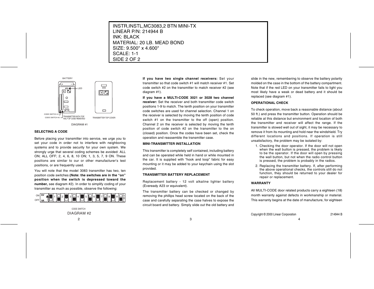 Controlled Products Systems Group 308301 User Manual | Page 2 / 2