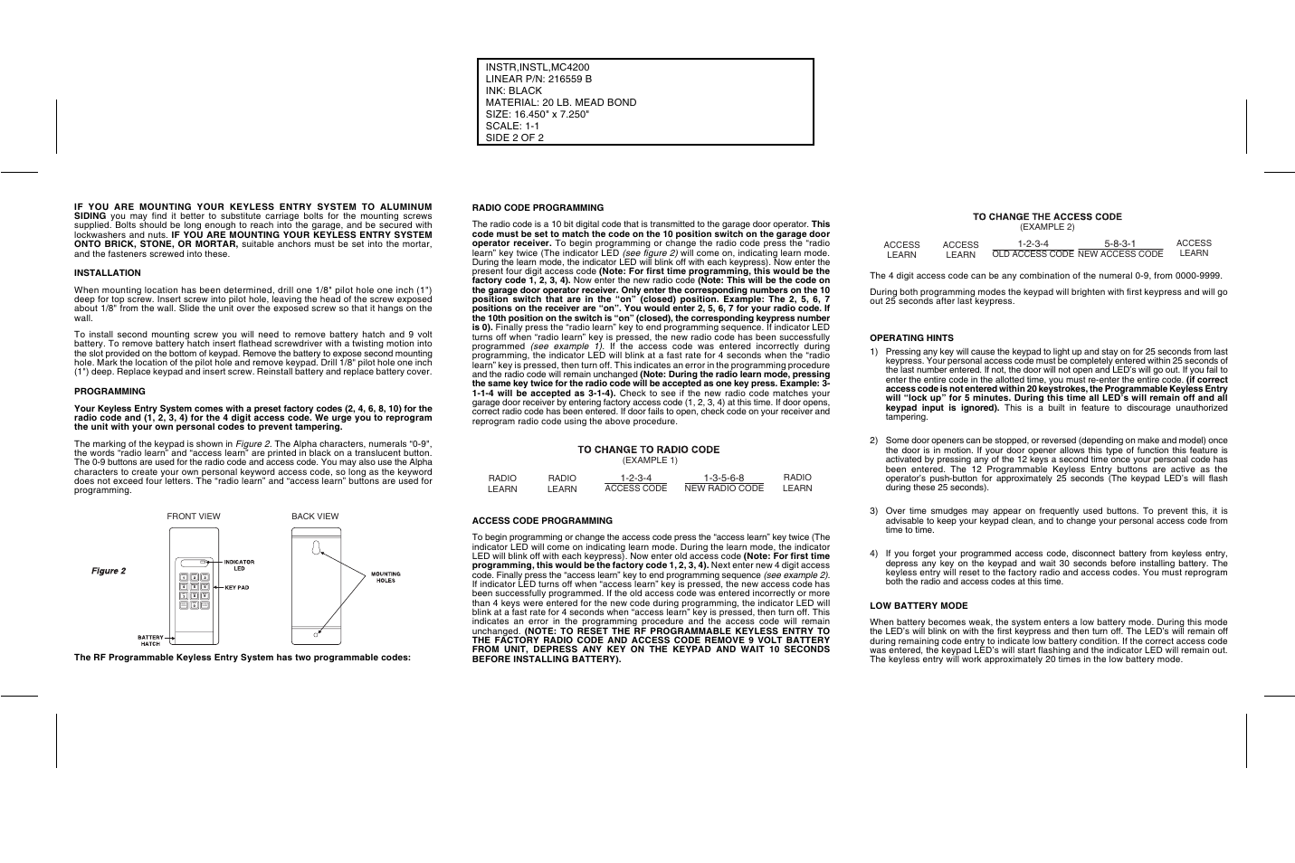 Controlled Products Systems Group 420001 User Manual | Page 2 / 2