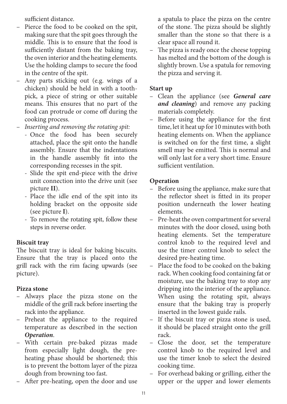 SEVERIN TO 2036 User Manual | Page 11 / 66
