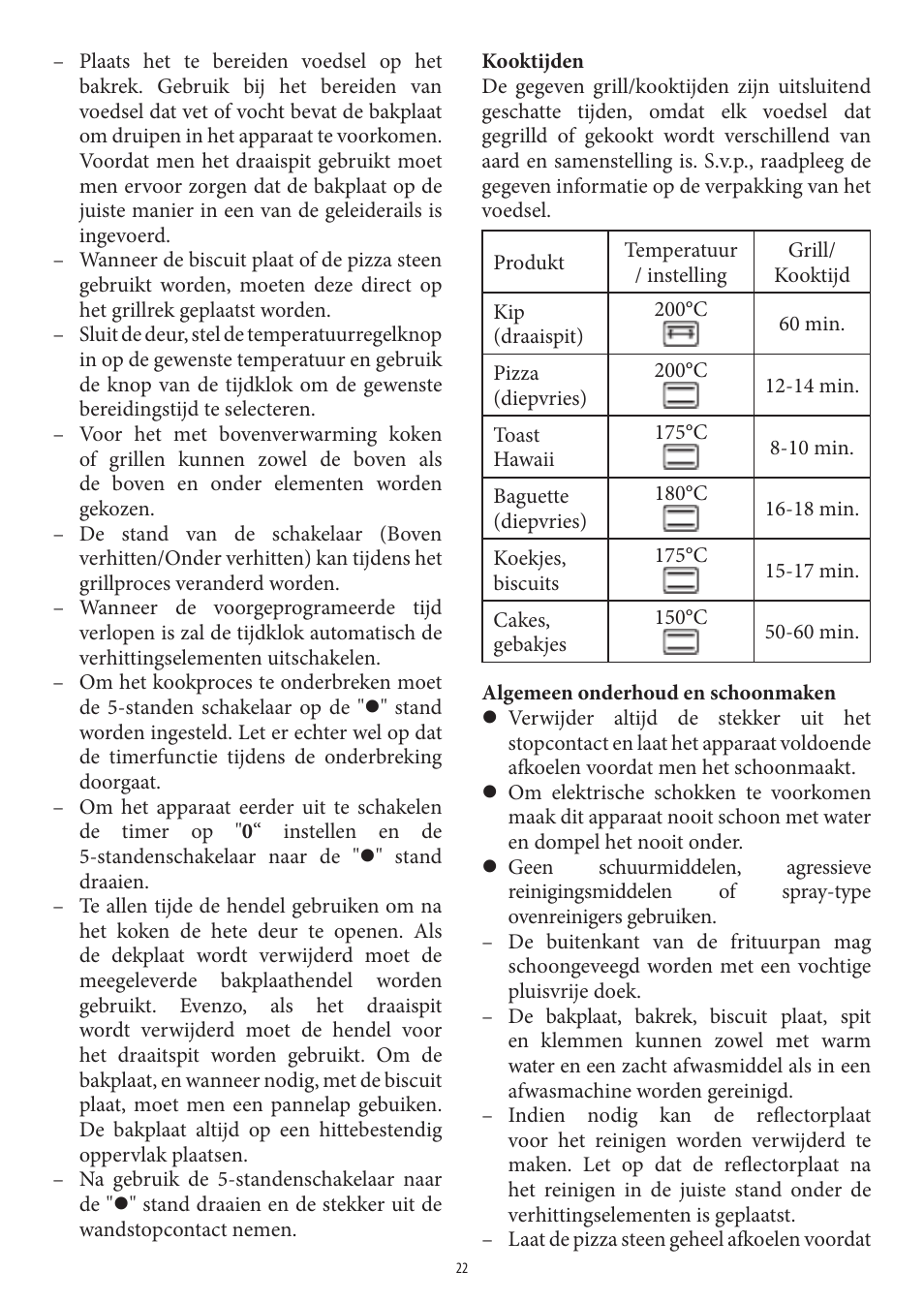 SEVERIN TO 2036 User Manual | Page 22 / 66