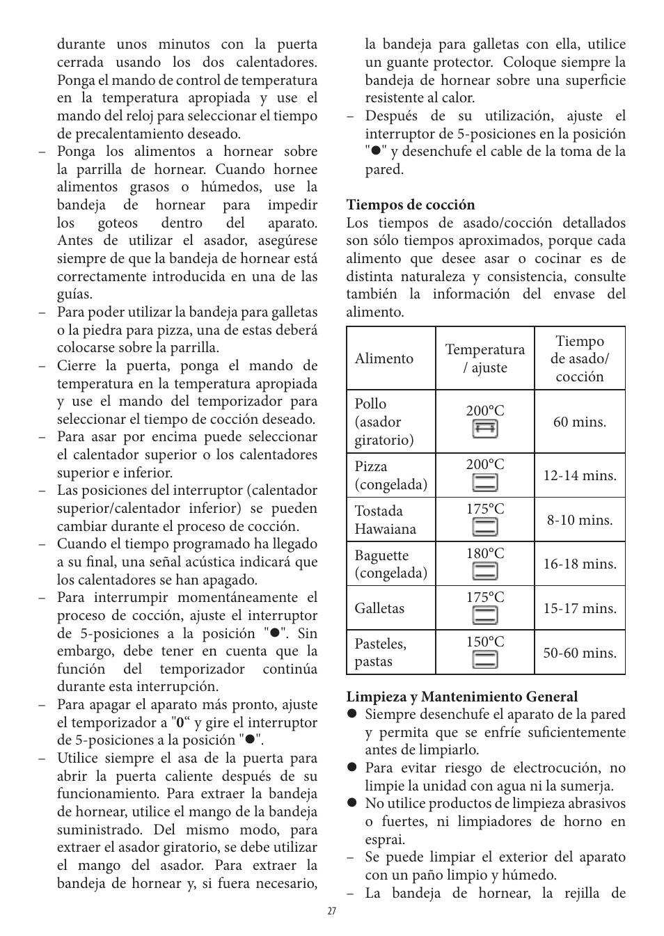 SEVERIN TO 2036 User Manual | Page 27 / 66