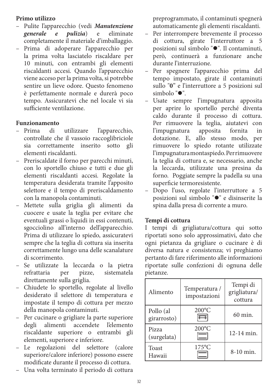 SEVERIN TO 2036 User Manual | Page 32 / 66