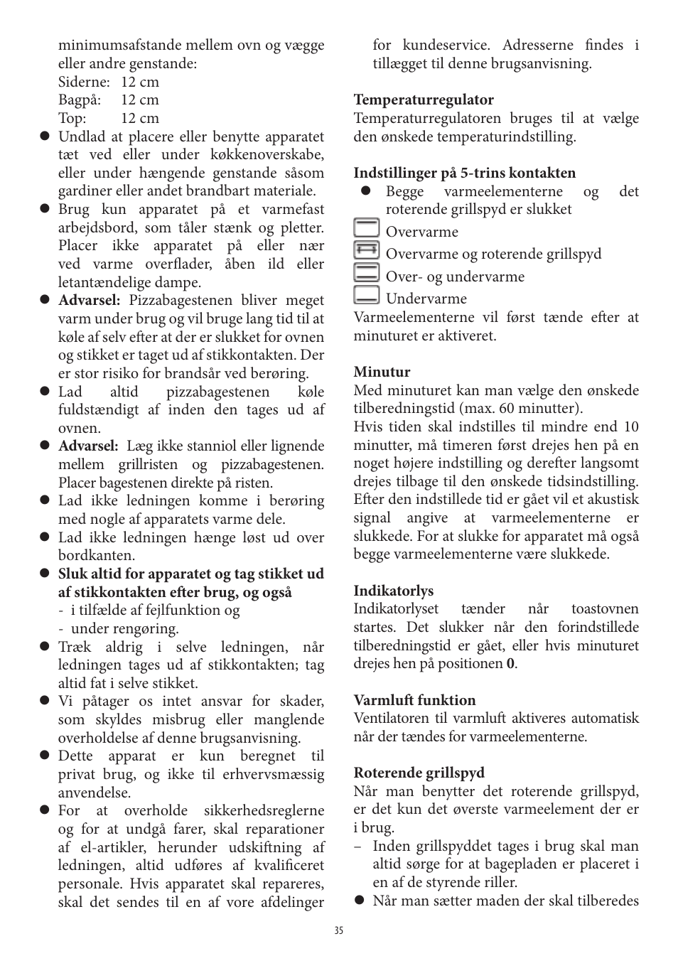 SEVERIN TO 2036 User Manual | Page 35 / 66