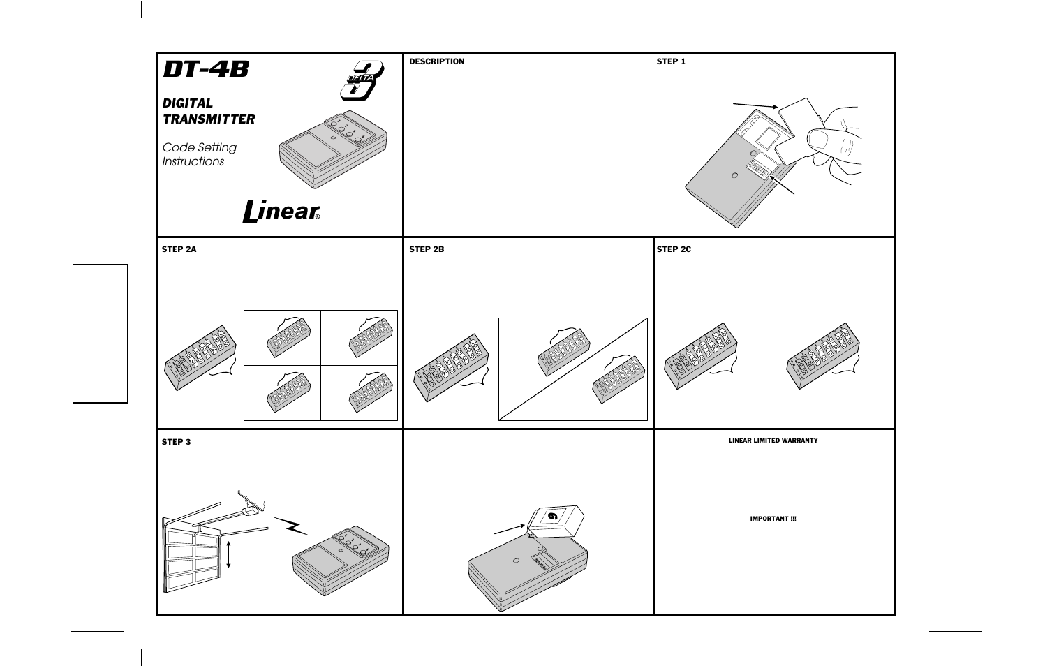 Controlled Products Systems Group DT-4A User Manual | 1 page