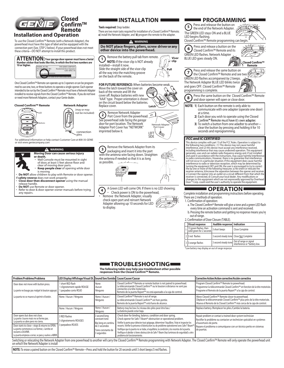 Controlled Products Systems Group GLR-BX User Manual | 1 page