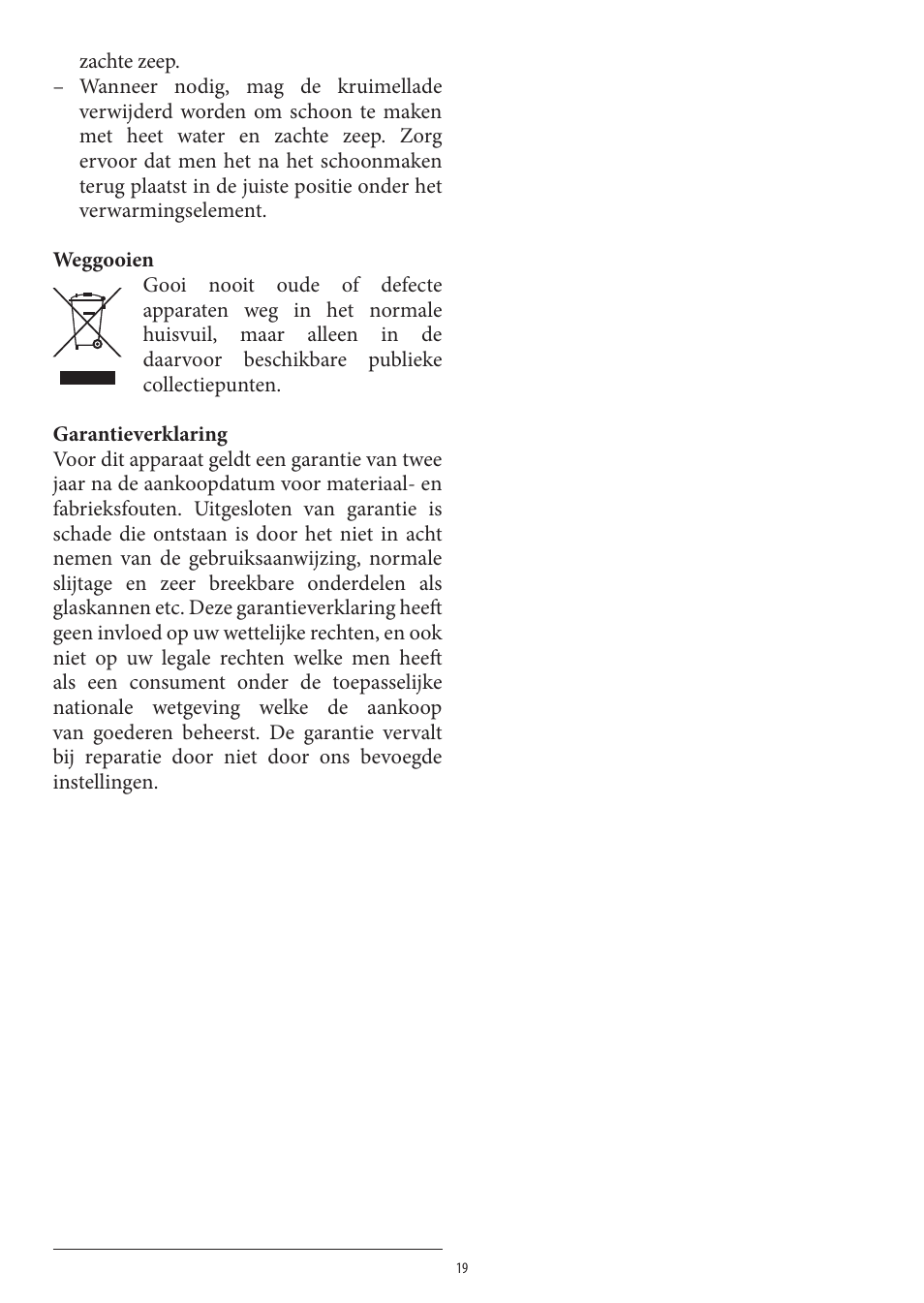 SEVERIN TO 2021 User Manual | Page 19 / 54