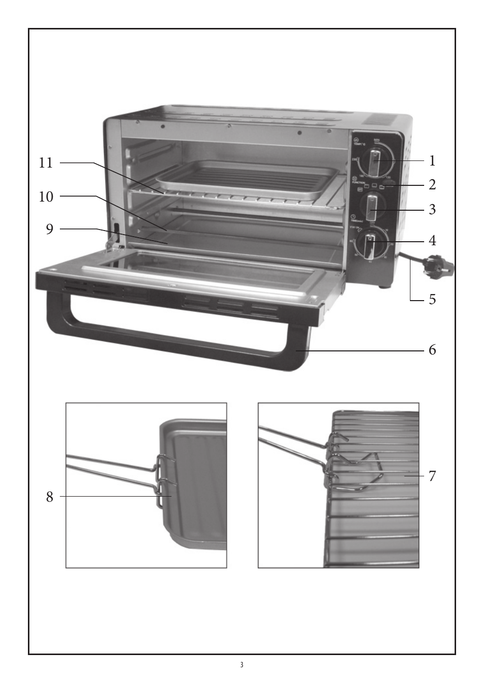 SEVERIN TO 2021 User Manual | Page 3 / 54