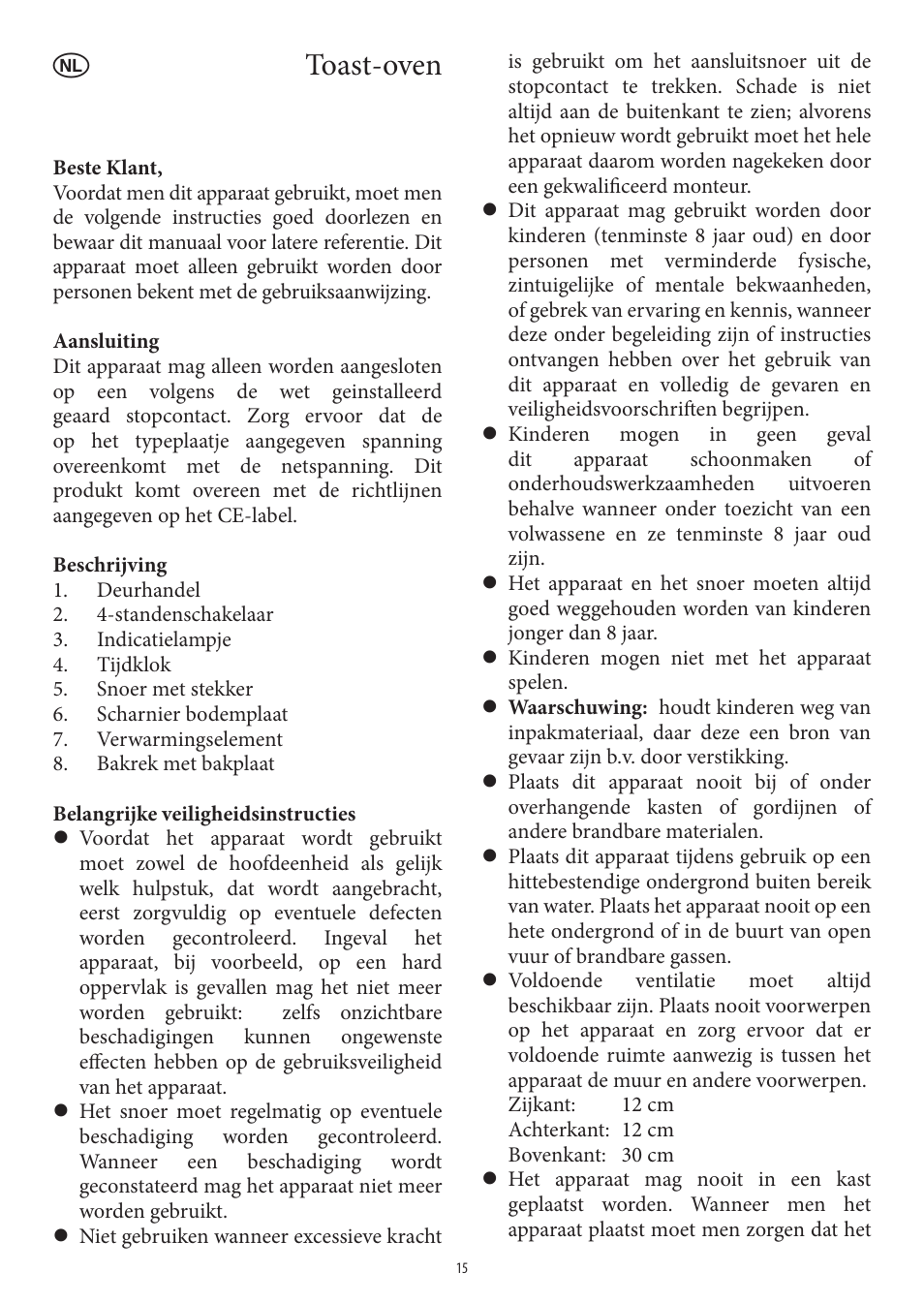 Toast-oven | SEVERIN TO 2039 User Manual | Page 15 / 50