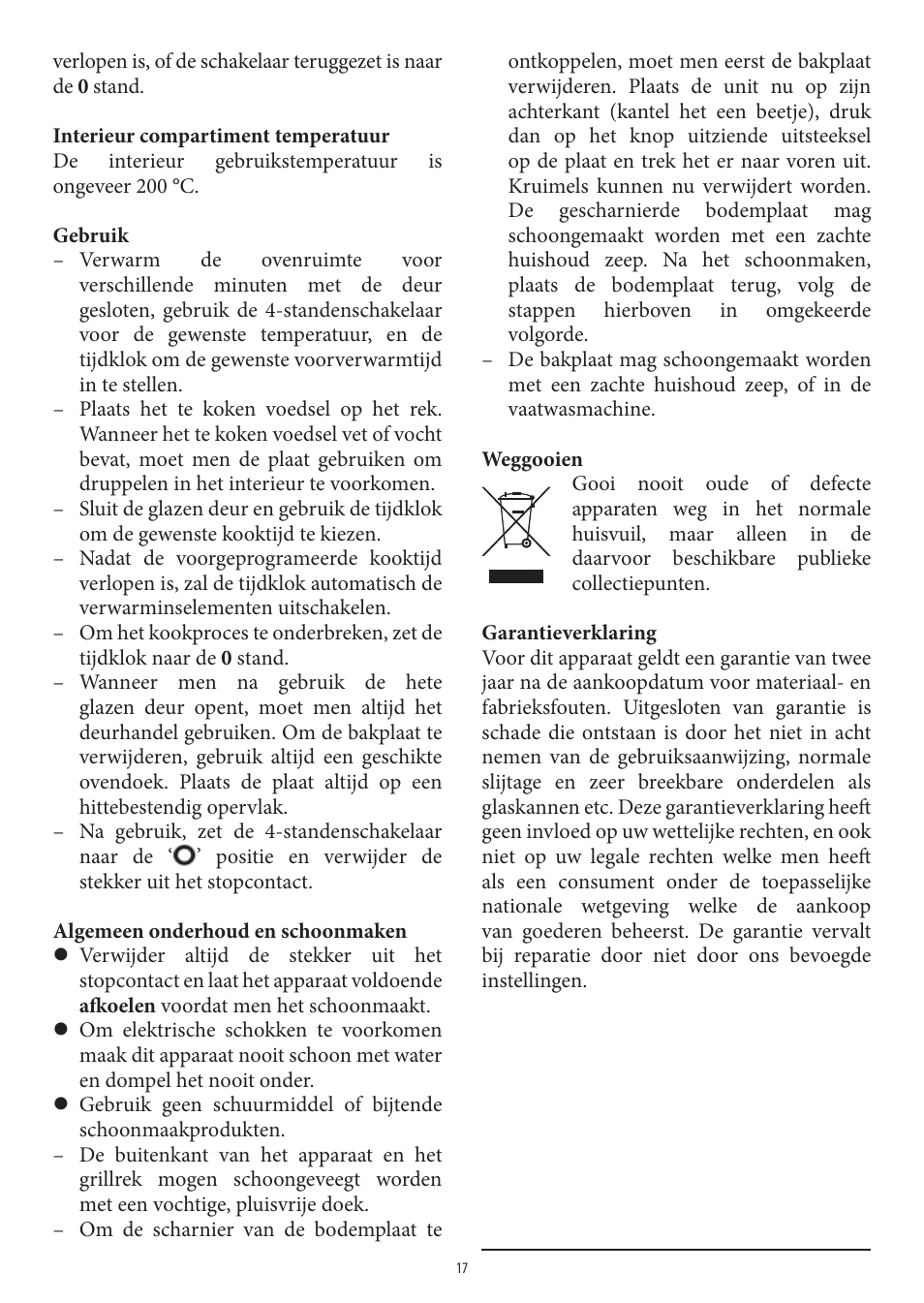 SEVERIN TO 2039 User Manual | Page 17 / 50