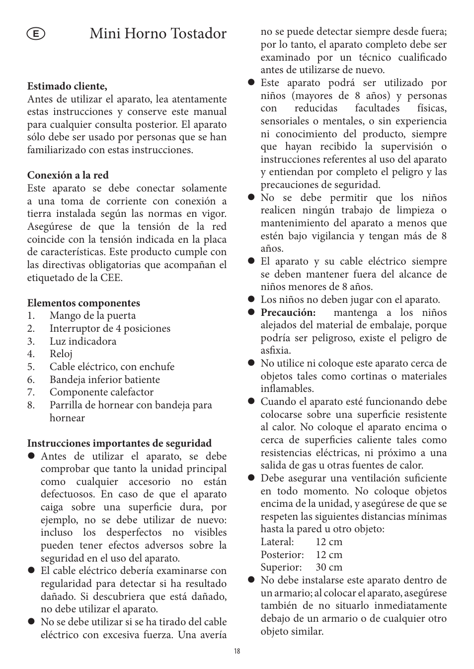 Mini horno tostador | SEVERIN TO 2039 User Manual | Page 18 / 50
