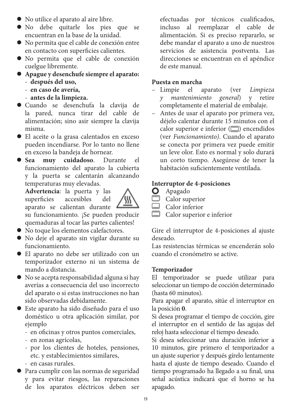 SEVERIN TO 2039 User Manual | Page 19 / 50
