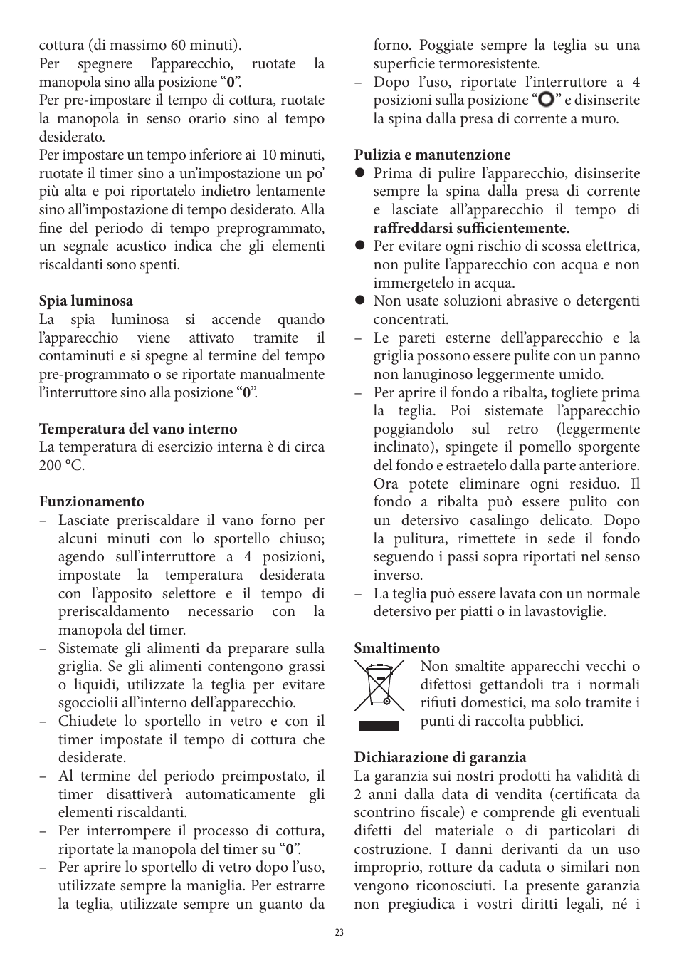 SEVERIN TO 2039 User Manual | Page 23 / 50