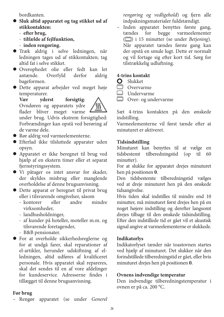 SEVERIN TO 2039 User Manual | Page 26 / 50