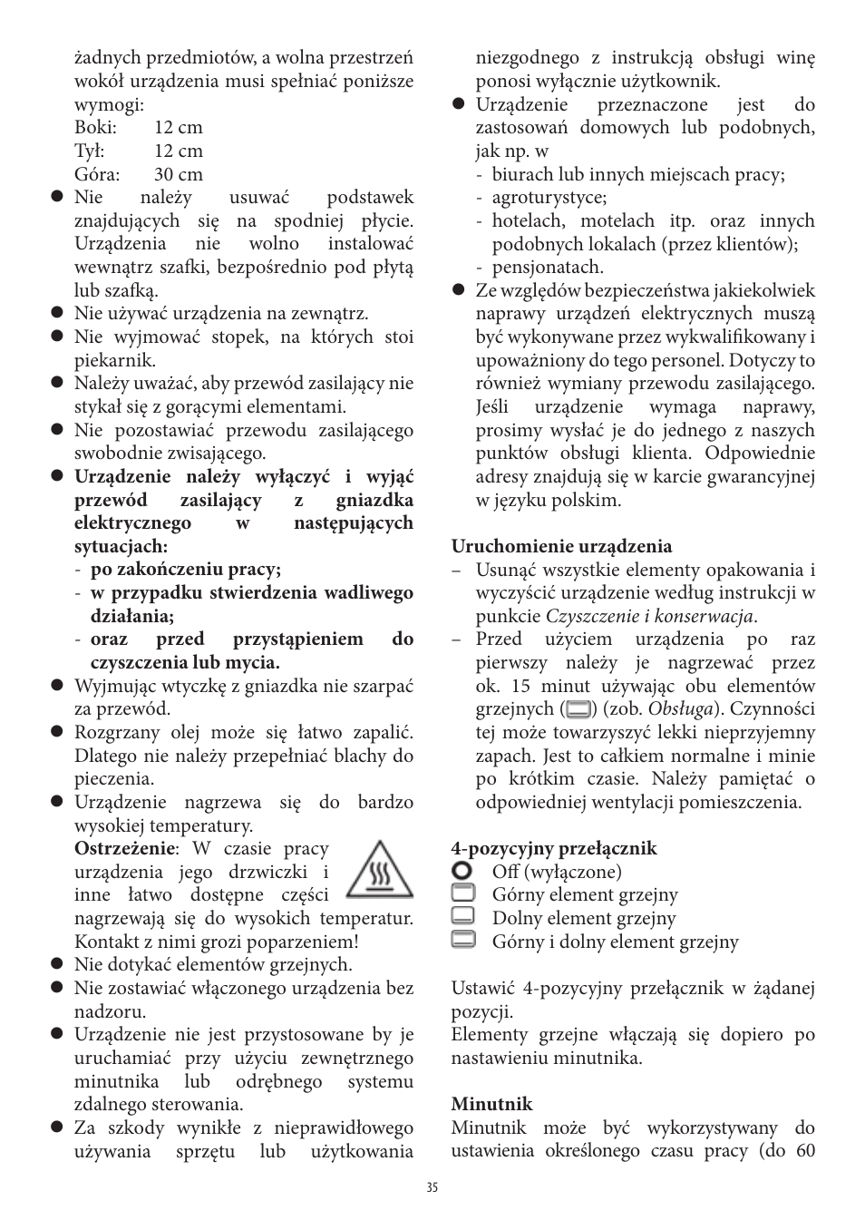 SEVERIN TO 2039 User Manual | Page 35 / 50
