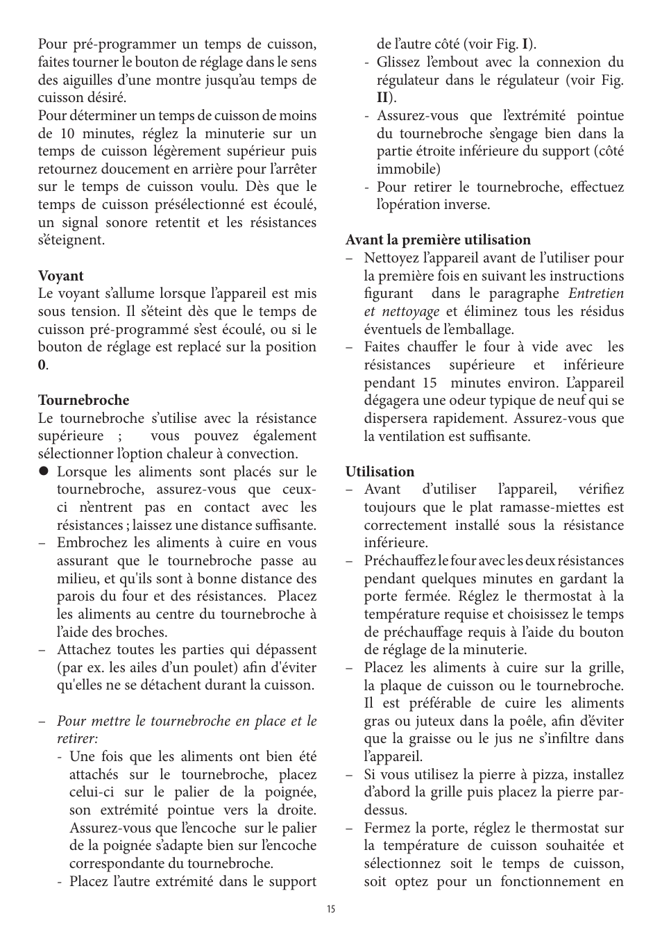 SEVERIN TO 2040 User Manual | Page 15 / 62