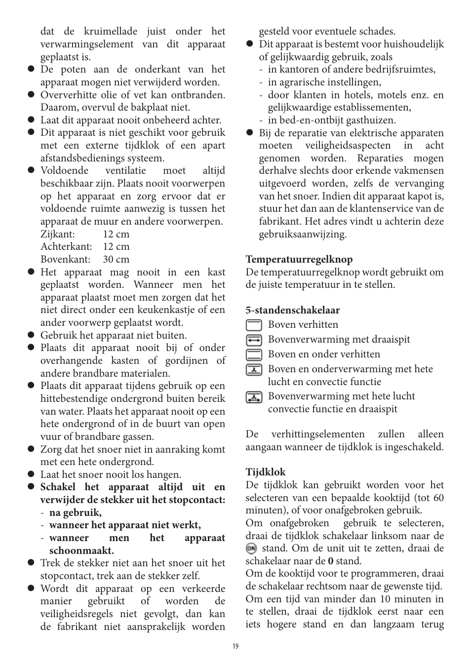 SEVERIN TO 2040 User Manual | Page 19 / 62