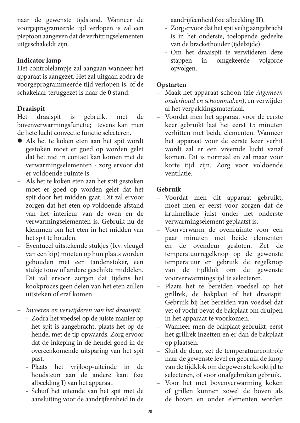 SEVERIN TO 2040 User Manual | Page 20 / 62