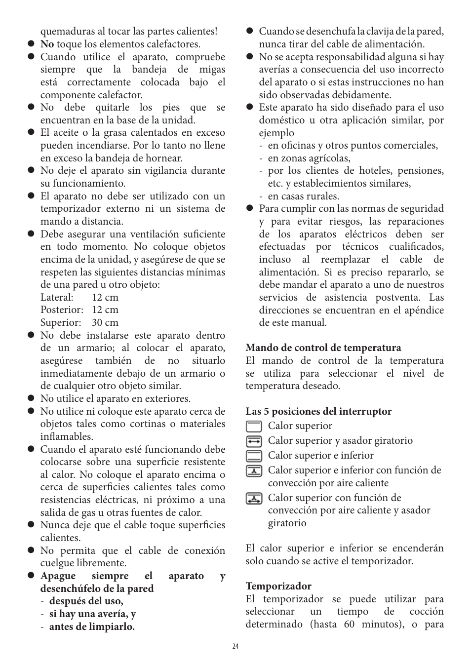 SEVERIN TO 2040 User Manual | Page 24 / 62