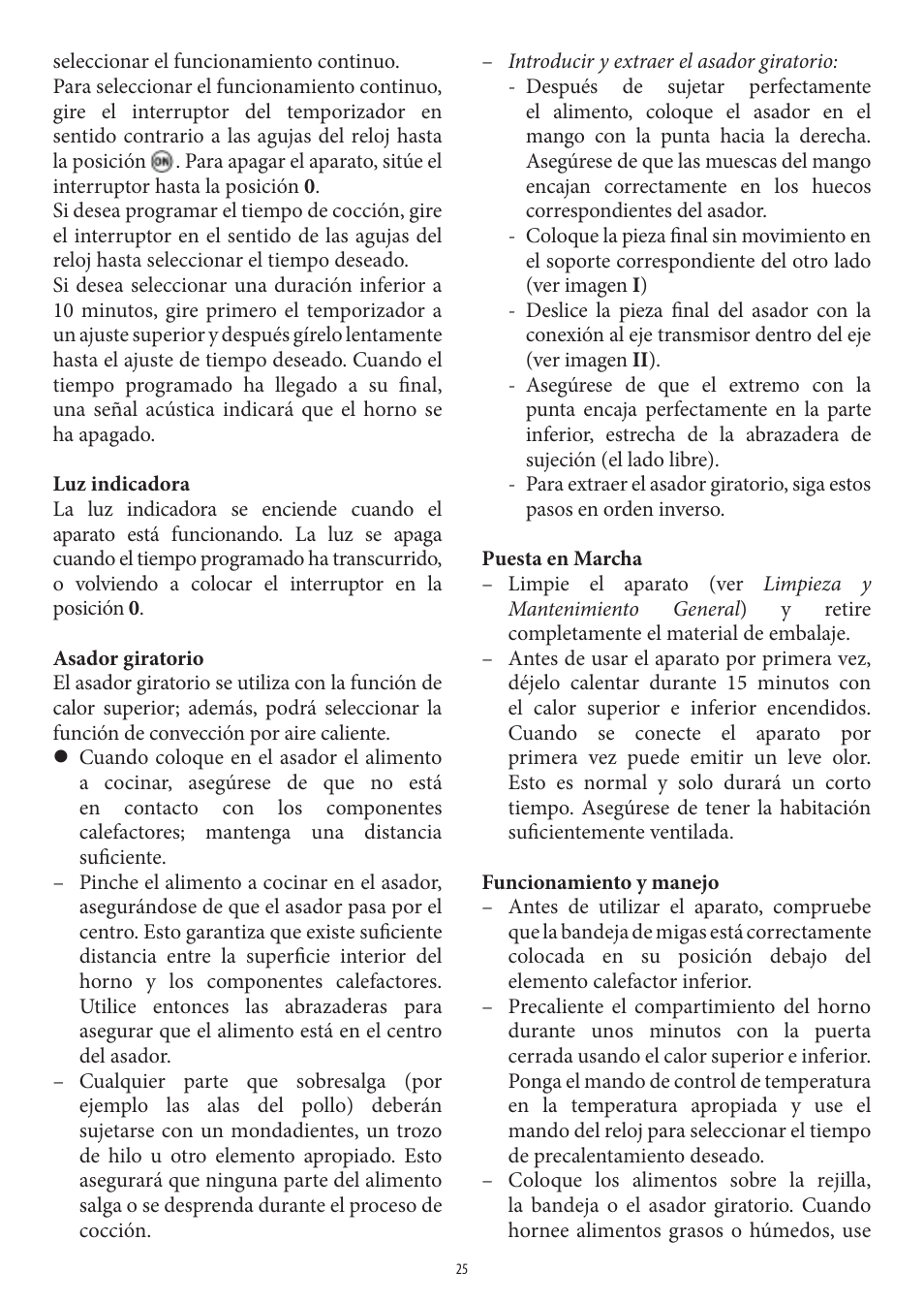 SEVERIN TO 2040 User Manual | Page 25 / 62