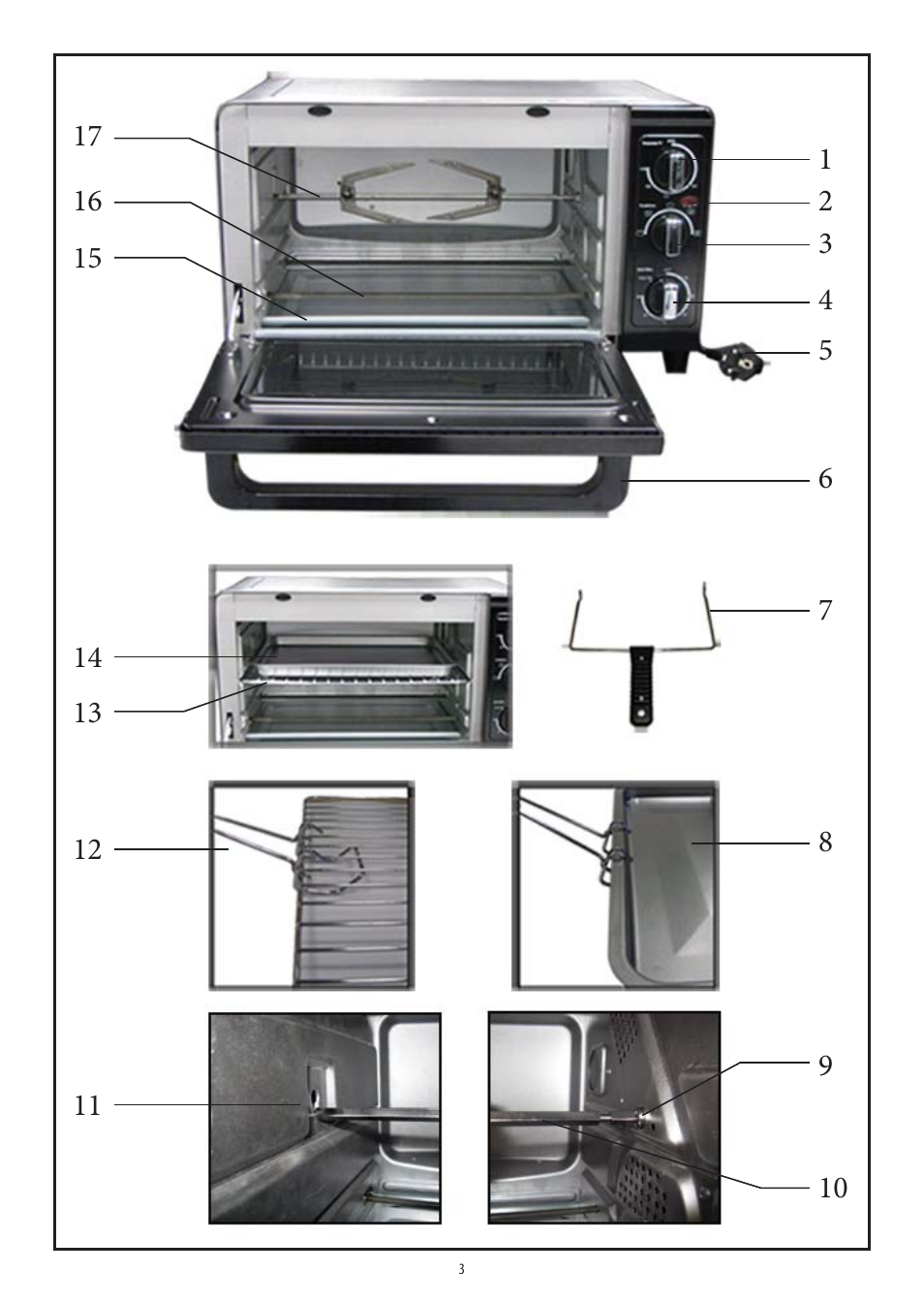 SEVERIN TO 2040 User Manual | Page 3 / 62
