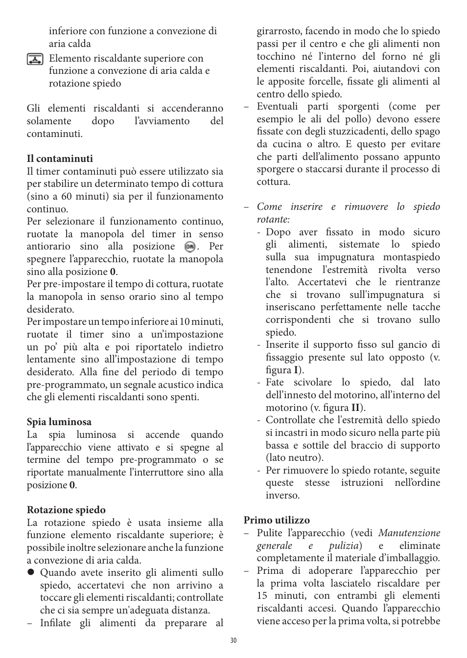 SEVERIN TO 2040 User Manual | Page 30 / 62