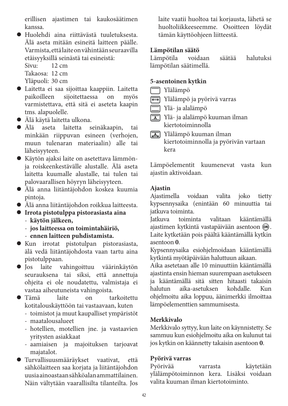 SEVERIN TO 2040 User Manual | Page 42 / 62