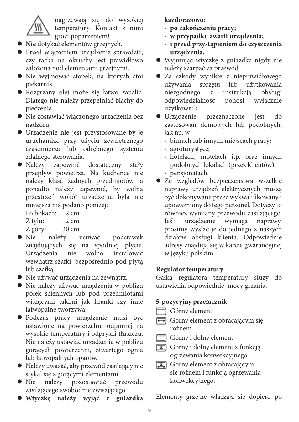 SEVERIN TO 2040 User Manual | Page 46 / 62