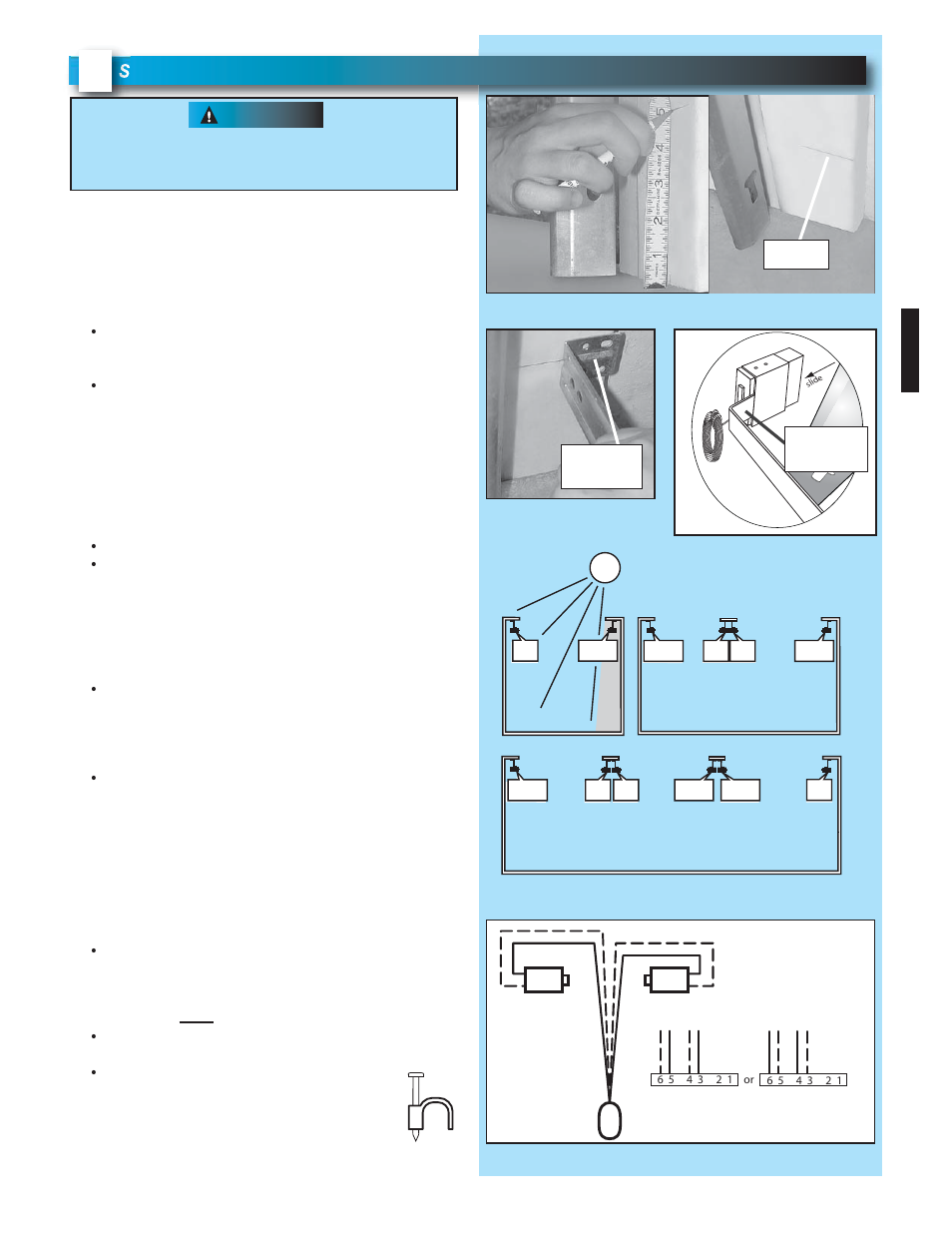 Afe-t-beam, System installation, Warning | Controlled Products Systems Group 1024 User Manual | Page 17 / 30