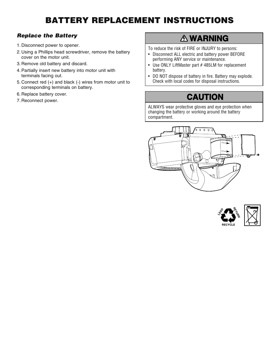 Controlled Products Systems Group 485LM User Manual | 2 pages