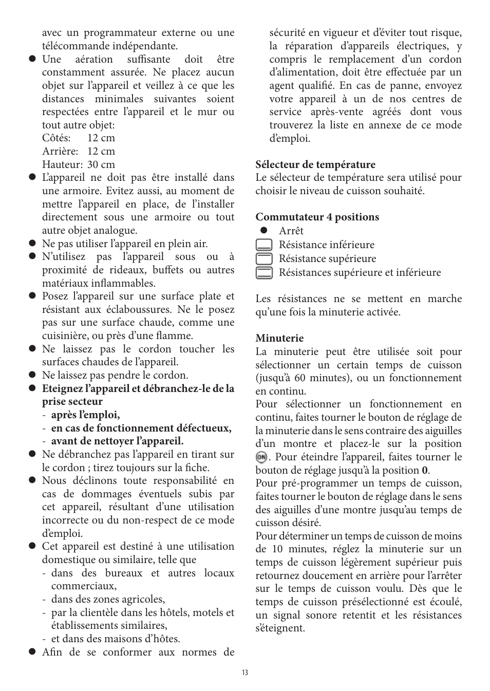 SEVERIN TO 2041 User Manual | Page 13 / 54