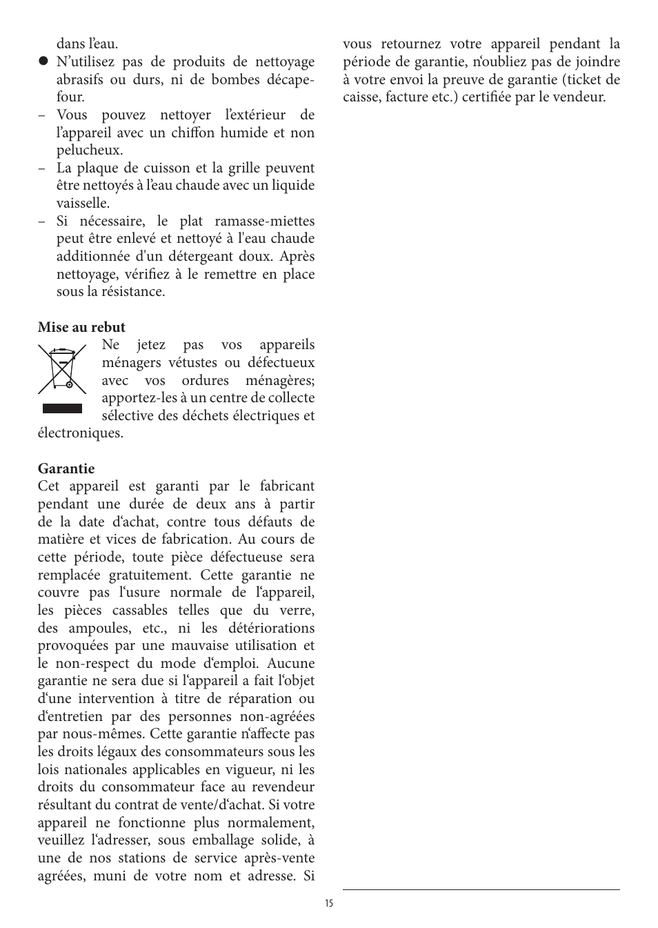 SEVERIN TO 2041 User Manual | Page 15 / 54