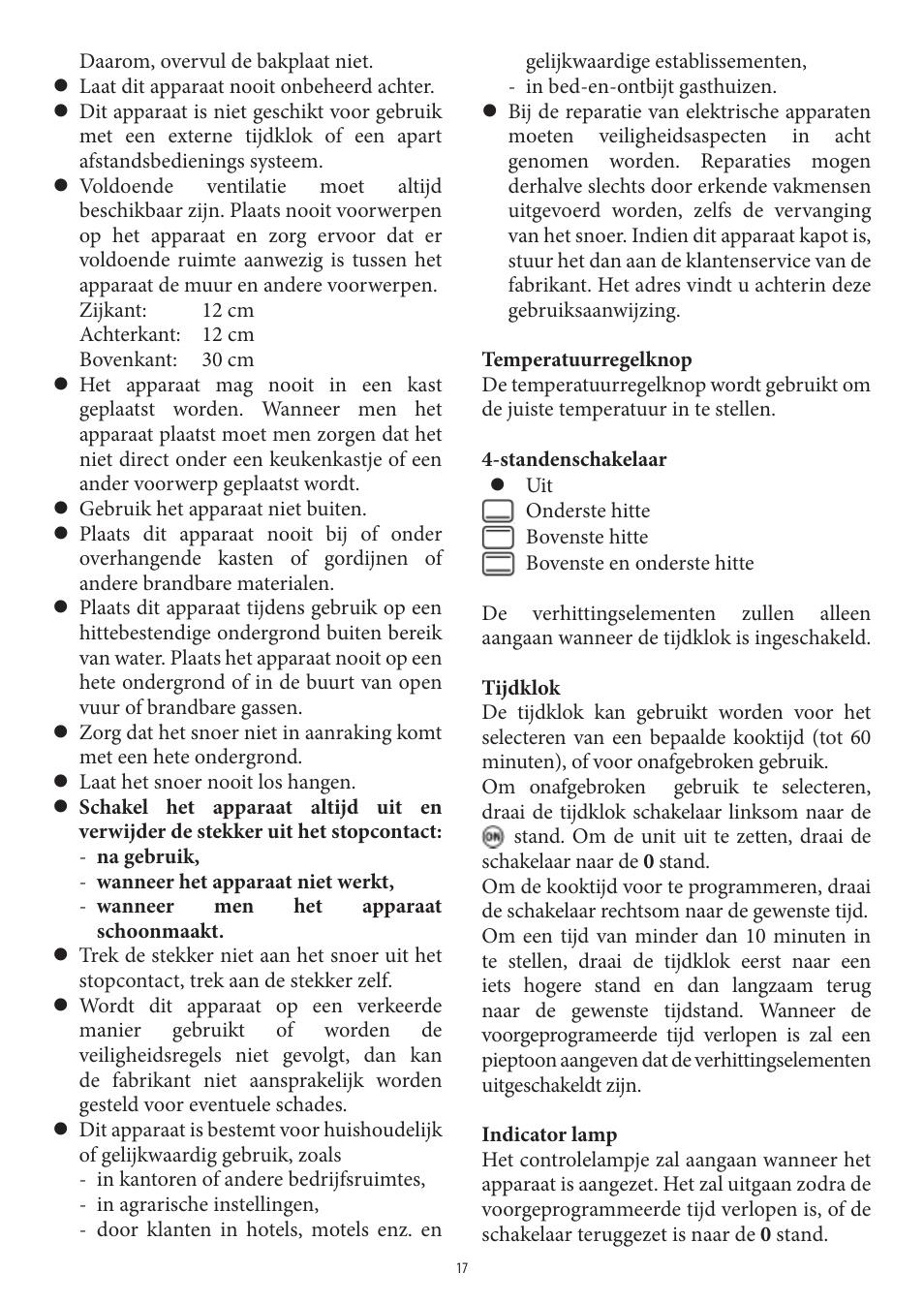 SEVERIN TO 2041 User Manual | Page 17 / 54